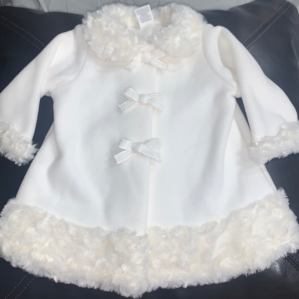 Baby girl pea winter coat